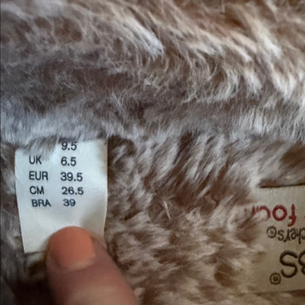BOBS from Skechers Tan Faux Fur Lined Mules - Picture 6 of 6